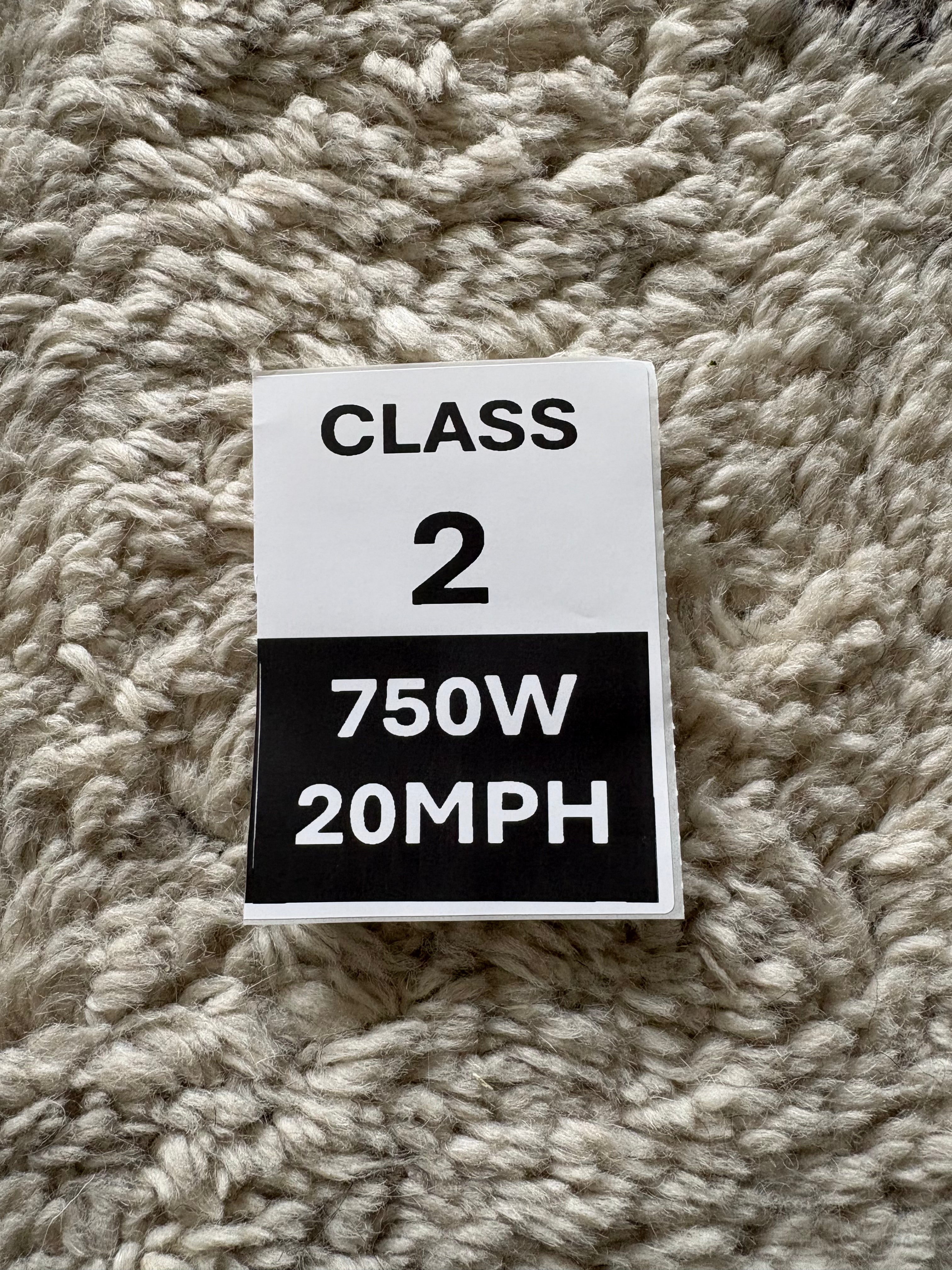 Class 2 Sticker