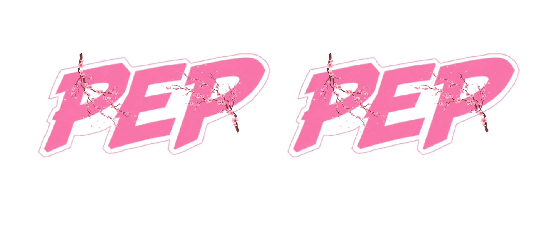 PEP Cherry Blossom Fork Tube Decals (PRE-ORDER)